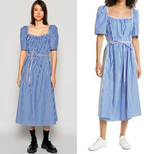 Baum und Pferdgarten Aiko Mixed Stripe Organic Cotton Midi Dress, 36