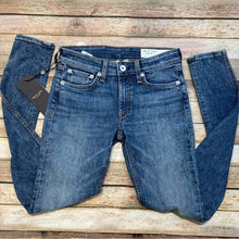 NEW Rag & Bone Cate Mid-Rise Skinny Faded Wash Jeans in Baxhill NWT