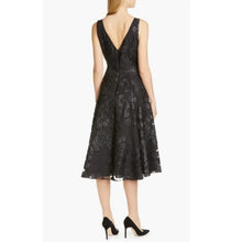 Lela Rose Floral Jacquard A-Line Dress, Size 20 - Black NEW
