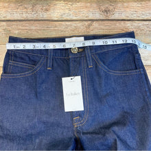 NWT Frame Le Italien Wide Leg Crop Jeans 24 blue dark rinse