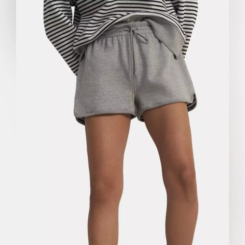 Theory Cotton Terry Reversible Pull-On Shorts NWT XL