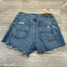 American Eagle Highest Rise Cut Off Denim Shorts Size 2 EUC