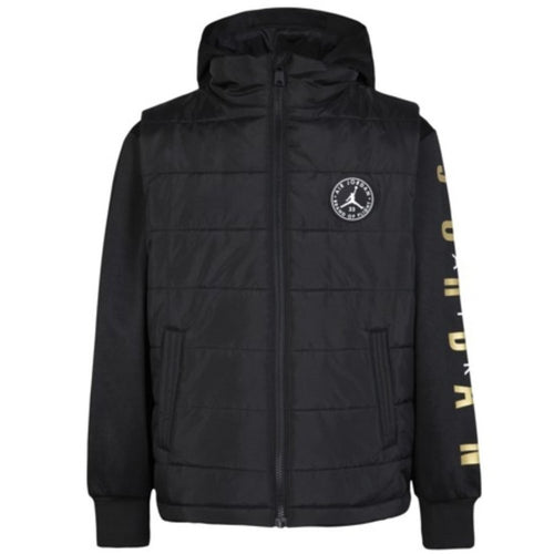 Jordan Boys Hooded 2fer Puffer Jacket 3T