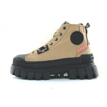 The Palladium Revolt Hi TX Platform Boots Tan Black Women’s 6 NWOT