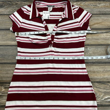 Vintage Y2K Short Sleeve Striped Top Medium