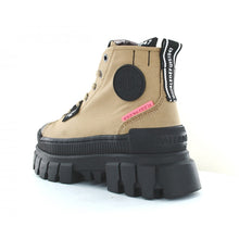 The Palladium Revolt Hi TX Platform Boots Tan Black Women’s 6 NWOT
