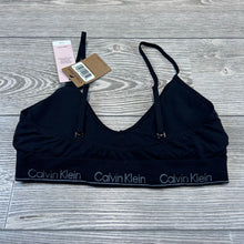 Calvin Klein Modern Seamless Triangle Bralette Black M NWT