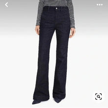 J Crew Wide Leg Trouser Jean Dark Wash