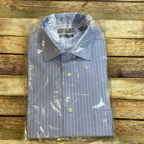 Ralph Lauren Men's Blue Dress Shirt NWT 15.5 / 34-35