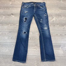 Silver Jeans Co Aiko Baby Boot Jean Medium Dark Wash 31x33 GUC