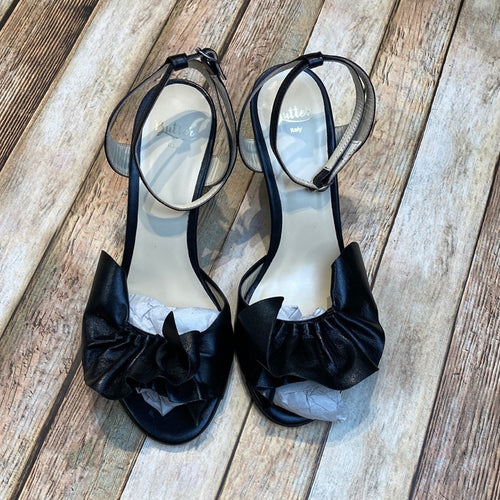 Butter Italy Black Nappa Heel