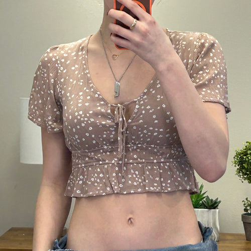 Flowy Medium Crop Top