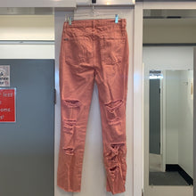 ALICE + OLIVIA- Genevieve Double Ripped Jeans in Rose, 28 Waist