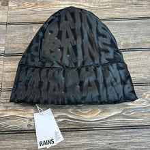 Rains Puffer Black Beanie NEW