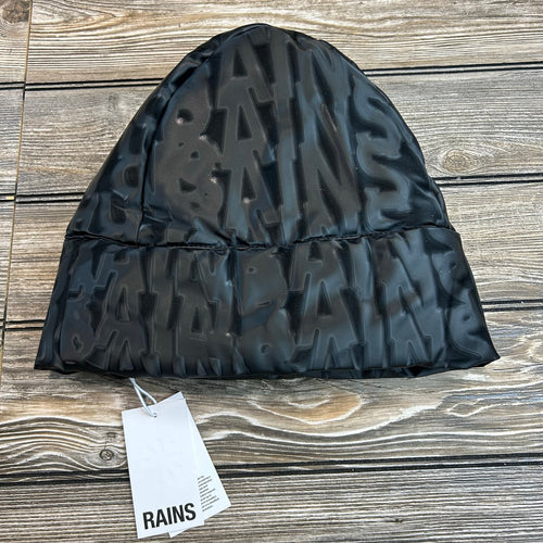Rains Puffer Black Beanie NEW