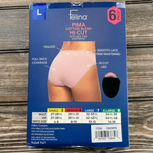 Felina Hi-Cut Pima Blend 6 Pack, Large