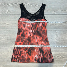 VTG Chico's Runes Tank Top Black Lace Trim Women's Small EUC