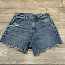 American Eagle Highest Rise Cut Off Denim Shorts Size 2 EUC