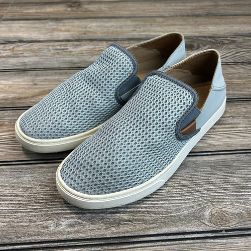 Olukai Pehuea Women's Slip On Mesh Sneaker Gray Size 9