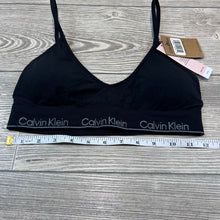 Calvin Klein Modern Seamless Triangle Bralette Black M NWT