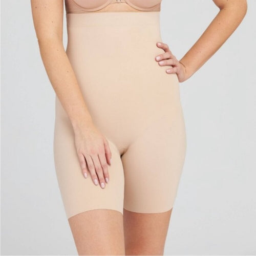 Spanx Assets High Waist Shaping Short Nude Size 4 - New