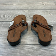 Minnetonka Silverthorne Wedge Sandals Brown - Size 7M NWT