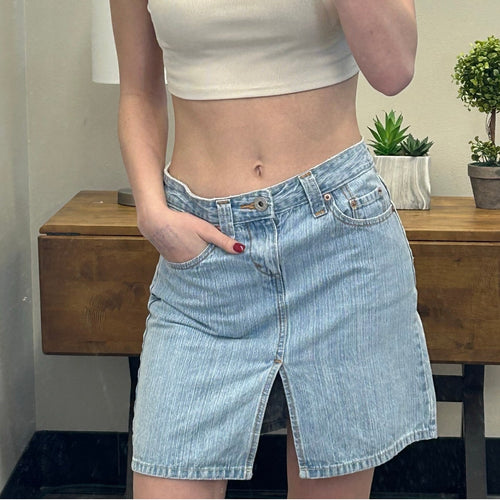 Levi Superlow 518 Denim Skirt Size 7