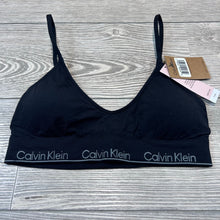 Calvin Klein Modern Seamless Triangle Bralette Black M NWT