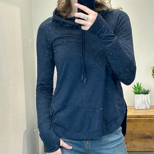 Athleta Uptempo Hoodie Navy XS