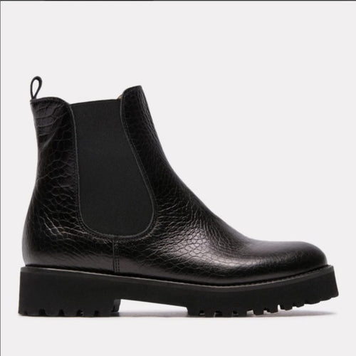 Andre Assous Peggy Embossed Croc Chelsea Boot
