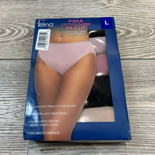 Felina Pima Cotton Hi-Cut Underwear Sz L New-Open Box