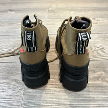 The Palladium Revolt Hi TX Platform Boots Tan Black Women’s 6 NWOT