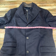 Corneliani Mens Wool Topcoat 46 Navy IT 56  NWT $1895