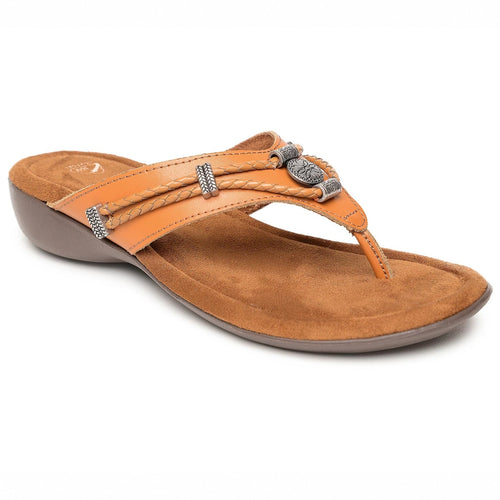 Minnetonka Silverthorne Wedge Sandals Brown - Size 7M NWT