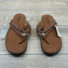 Minnetonka Silverthorne Wedge Sandals Brown - Size 7M NWT
