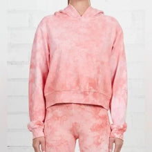 Cotton Citizen Milan Crop Hoodie in Dahlia Crystal Size XS NWT