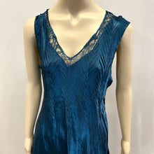 Komorav Dark Teal Midi Dress with Kimono XL