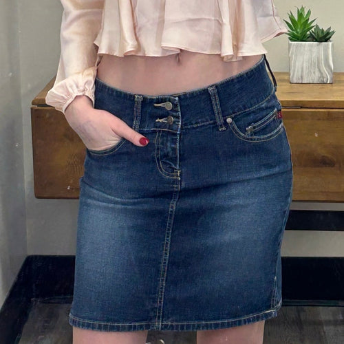 Low Rise YMI Denim Skirt Size 7