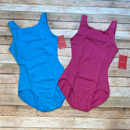 Capezio Cotton Classic Tank Leotard Bundle NWT