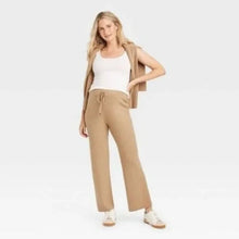 Over Belly Wide Leg Maternity Sweater Pants NEW XL