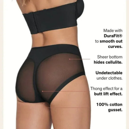 Leonisa Truly Invisible Comfy Panty Shaper (012657) Color Black