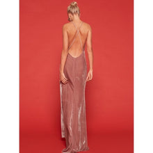 Reformation Rimini Velvet Maxi Gown Blush NWT Large