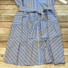 Shoshanna Hayworth Pinstripe Mini Shirt Dress Size 12